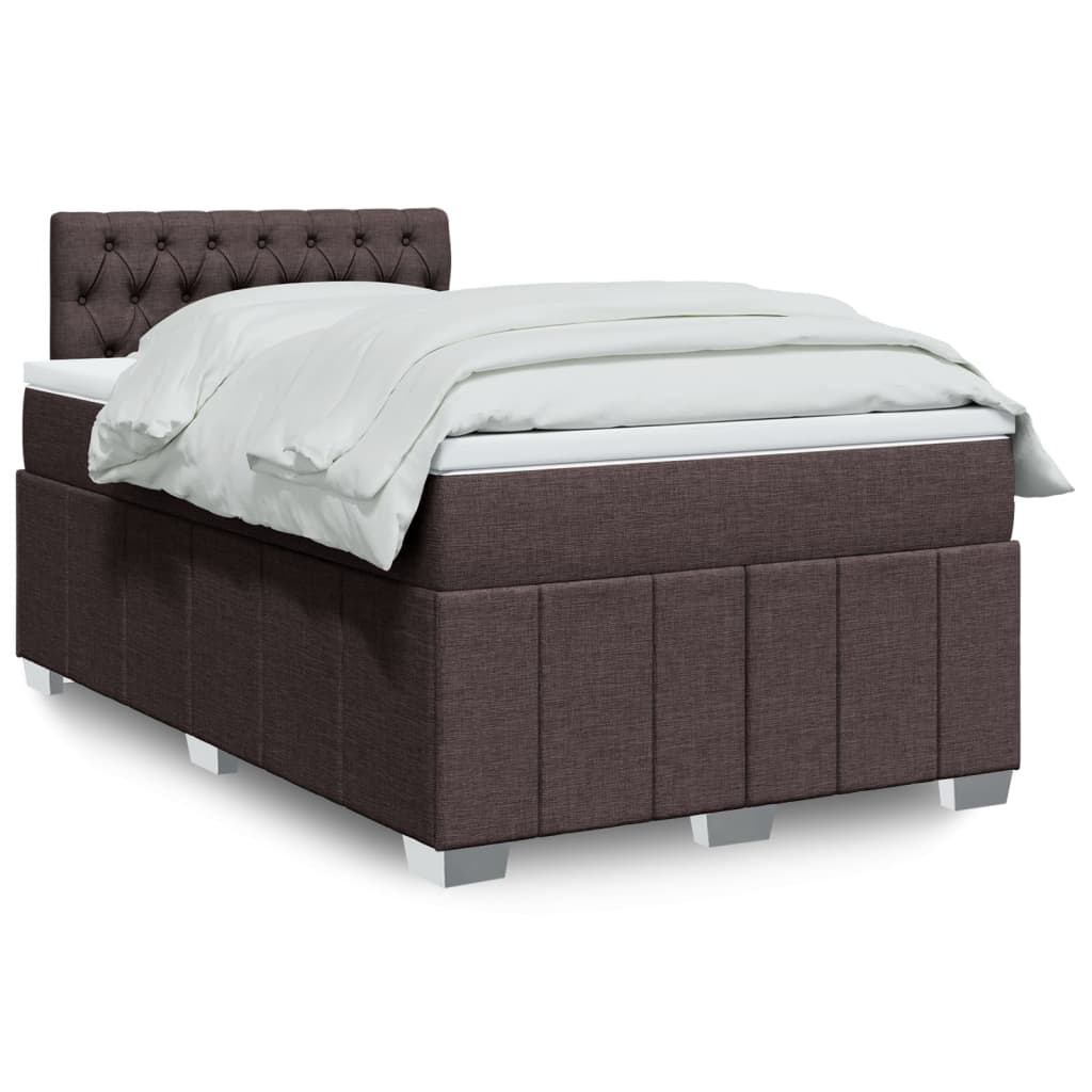 Lit Boxspring Avec Matelas Tissu