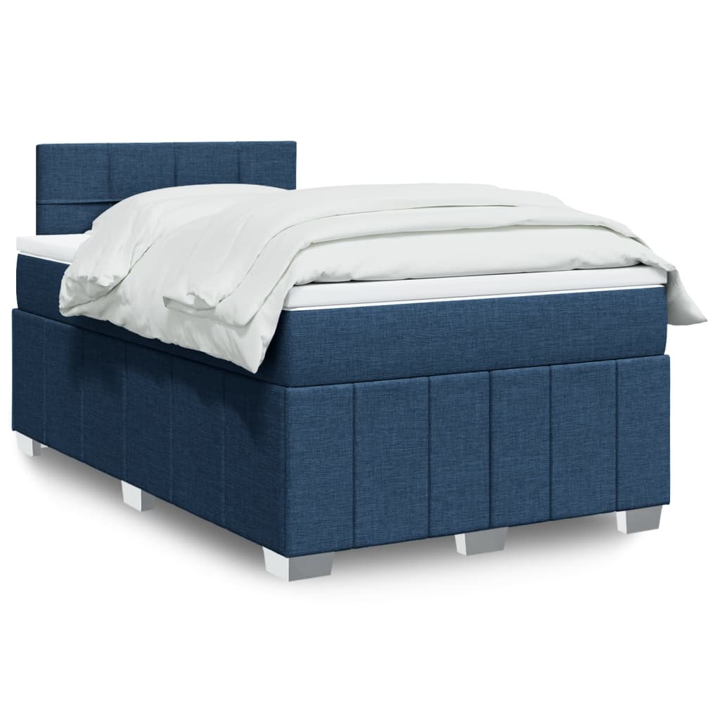 Lit Boxspring Avec Matelas Tissu