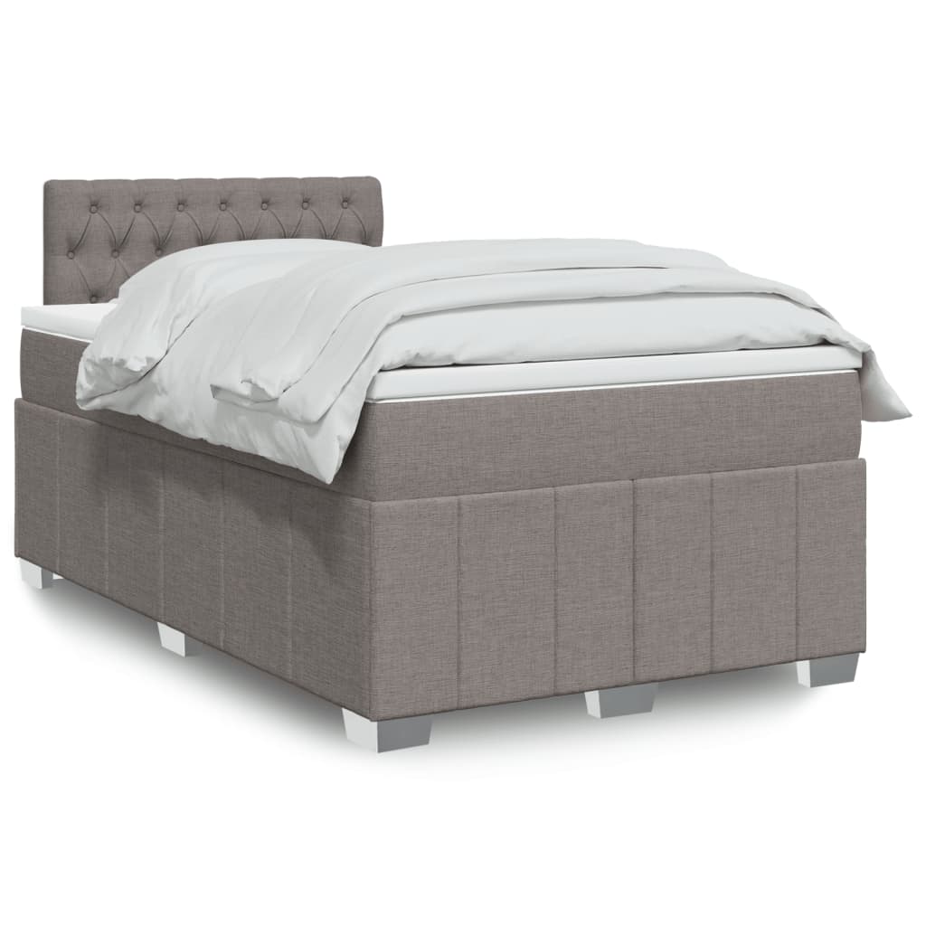 Lit Boxspring Avec Matelas Tissu