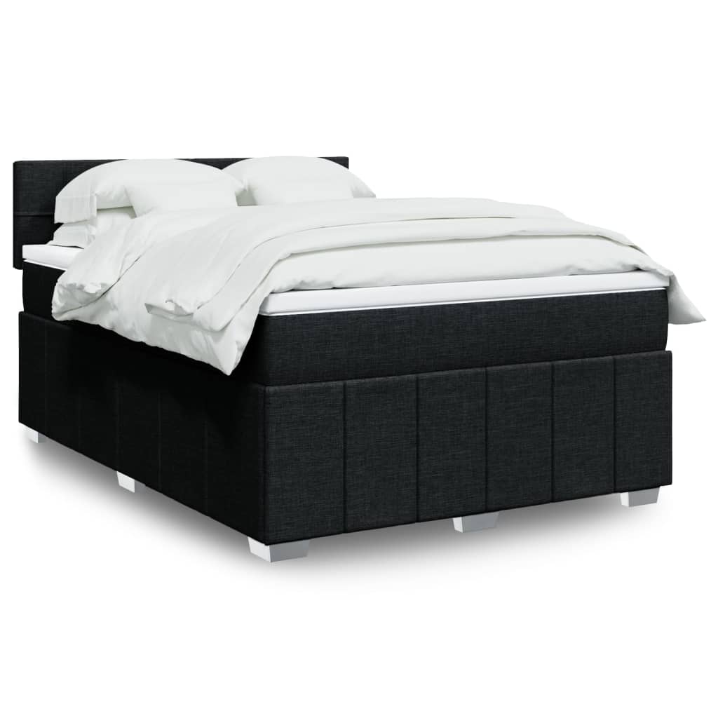 Sommier À Lattes De Lit Avec Matelas 120X200Cm Tissu