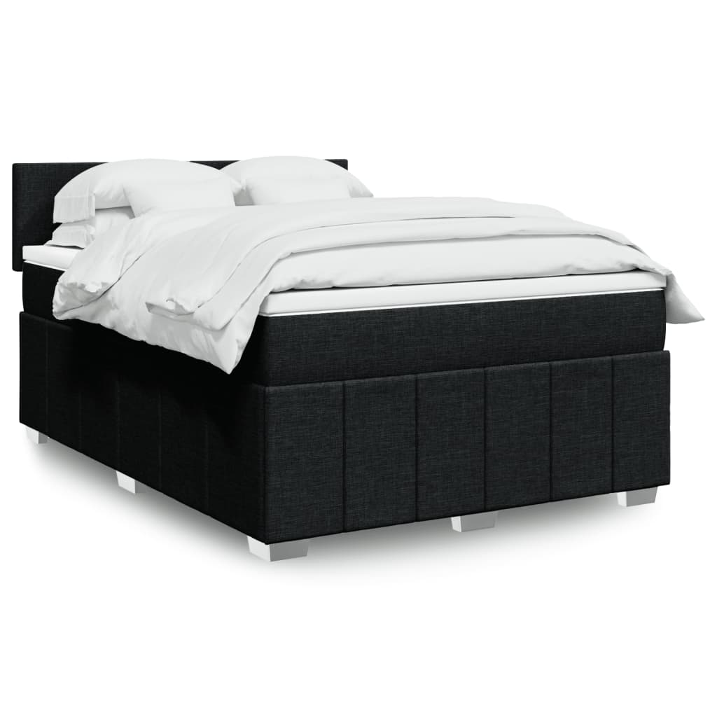 Sommier À Lattes De Lit Avec Matelas 120X200Cm Tissu
