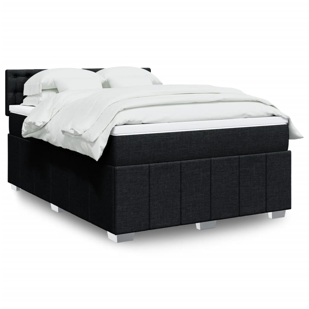 Sommier À Lattes De Lit Avec Matelas 120X200Cm Tissu