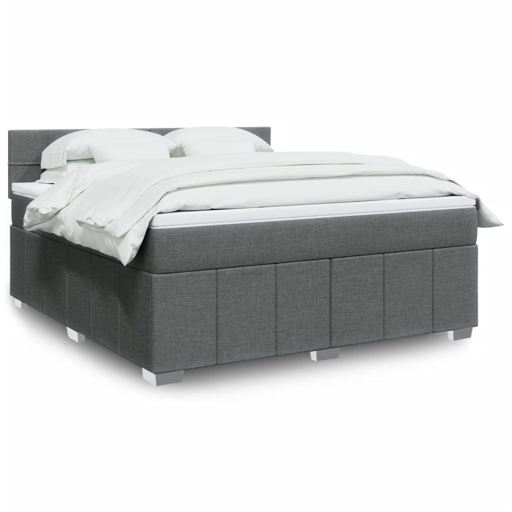 Sommier À Lattes De Lit Avec Matelas 120X200Cm Tissu
