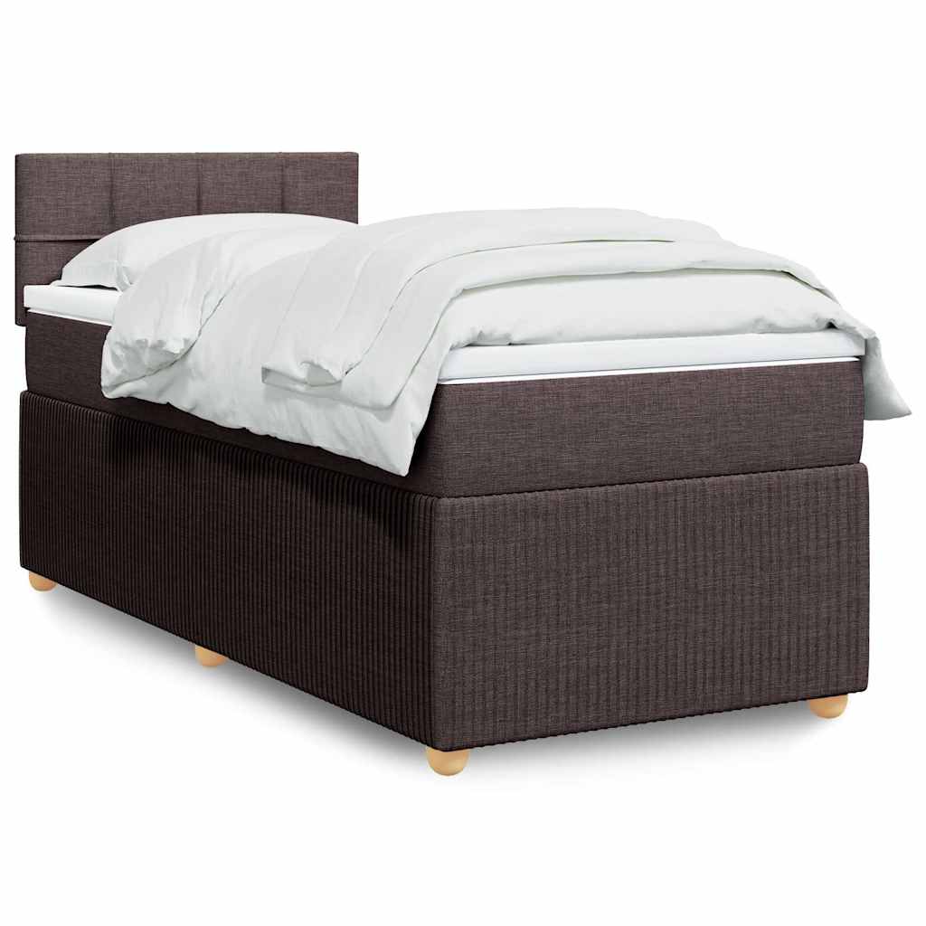 Lit Boxspring Avec Matelas Tissu