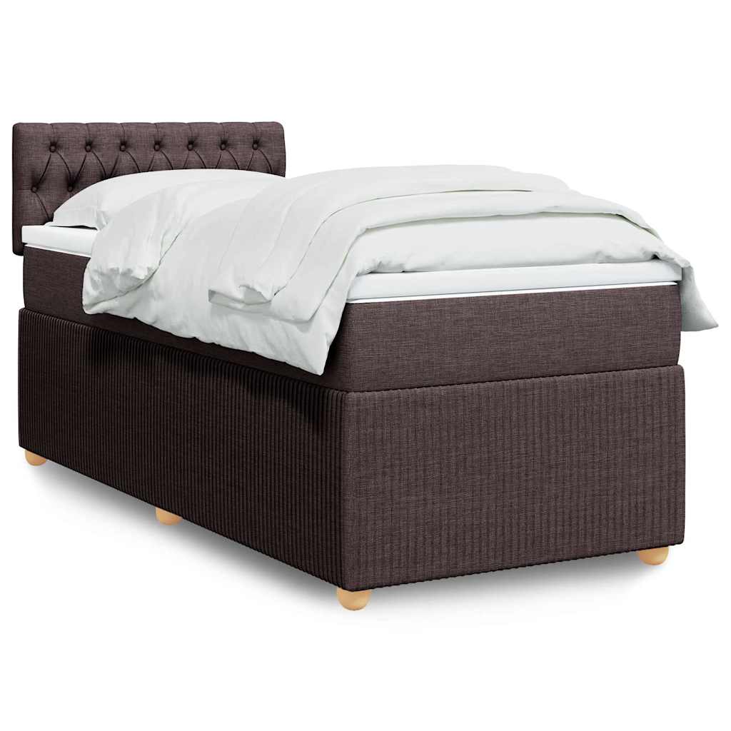 Lit Boxspring Avec Matelas Tissu