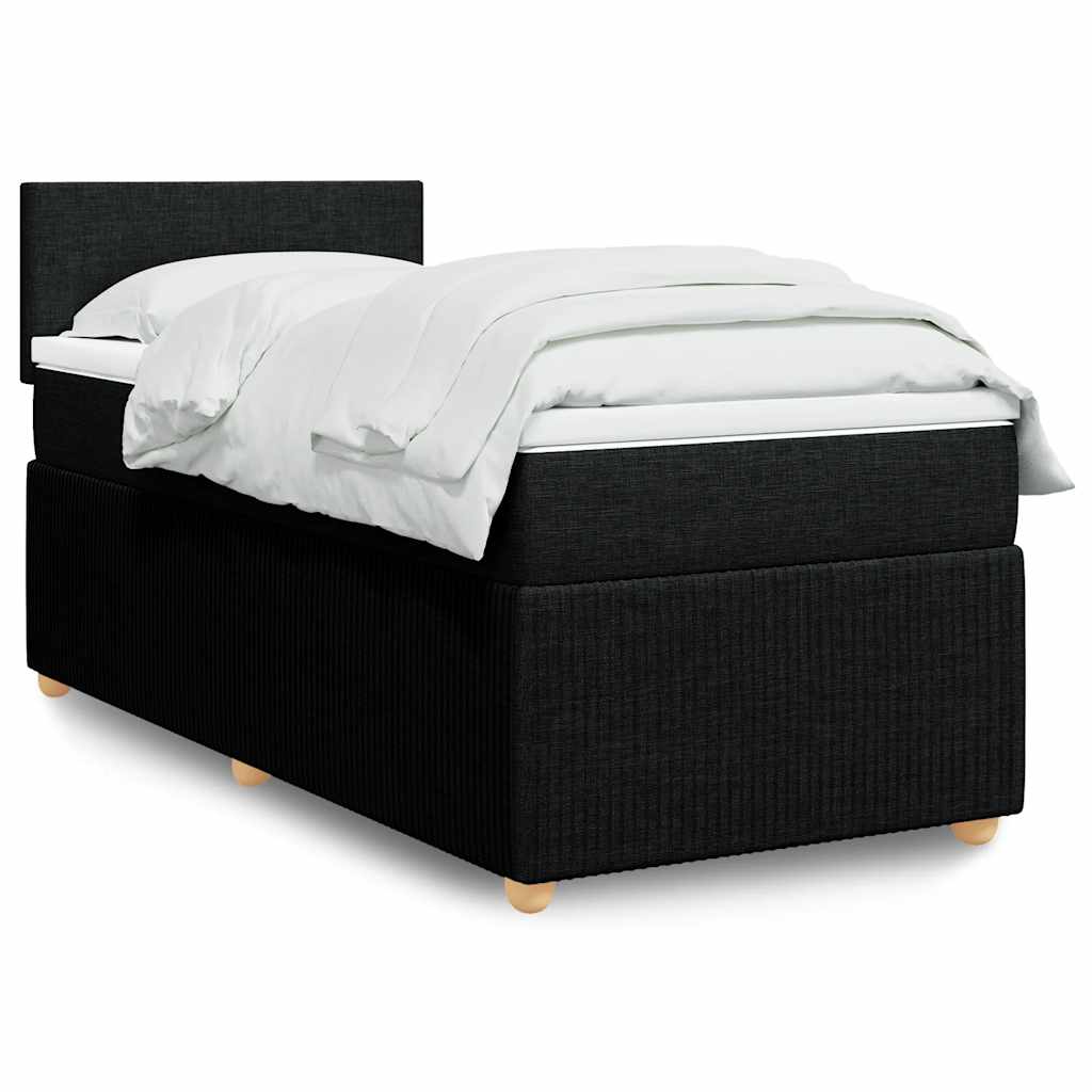 Lit Boxspring Avec Matelas Tissu