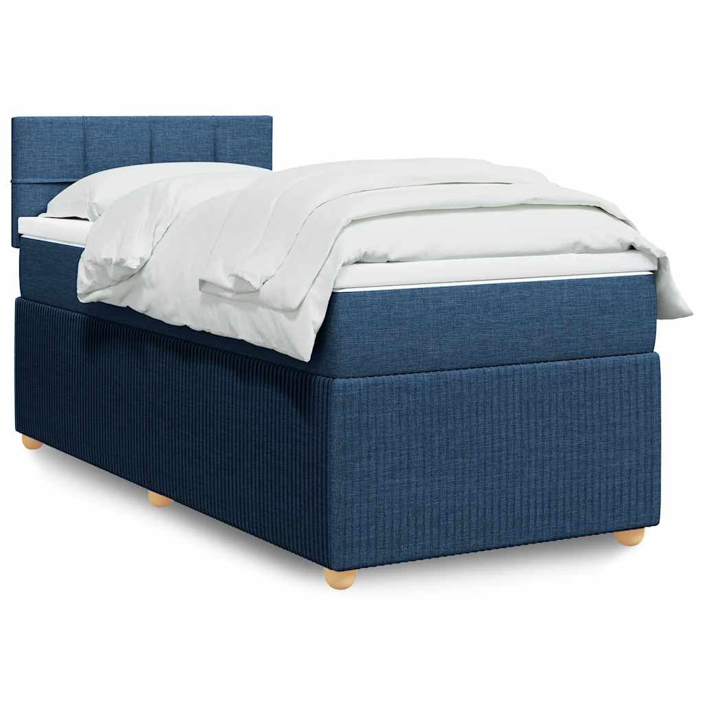 Lit Boxspring Avec Matelas Tissu