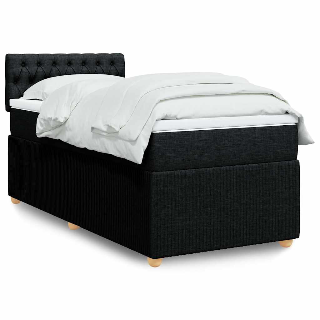 Lit Boxspring Avec Matelas Tissu