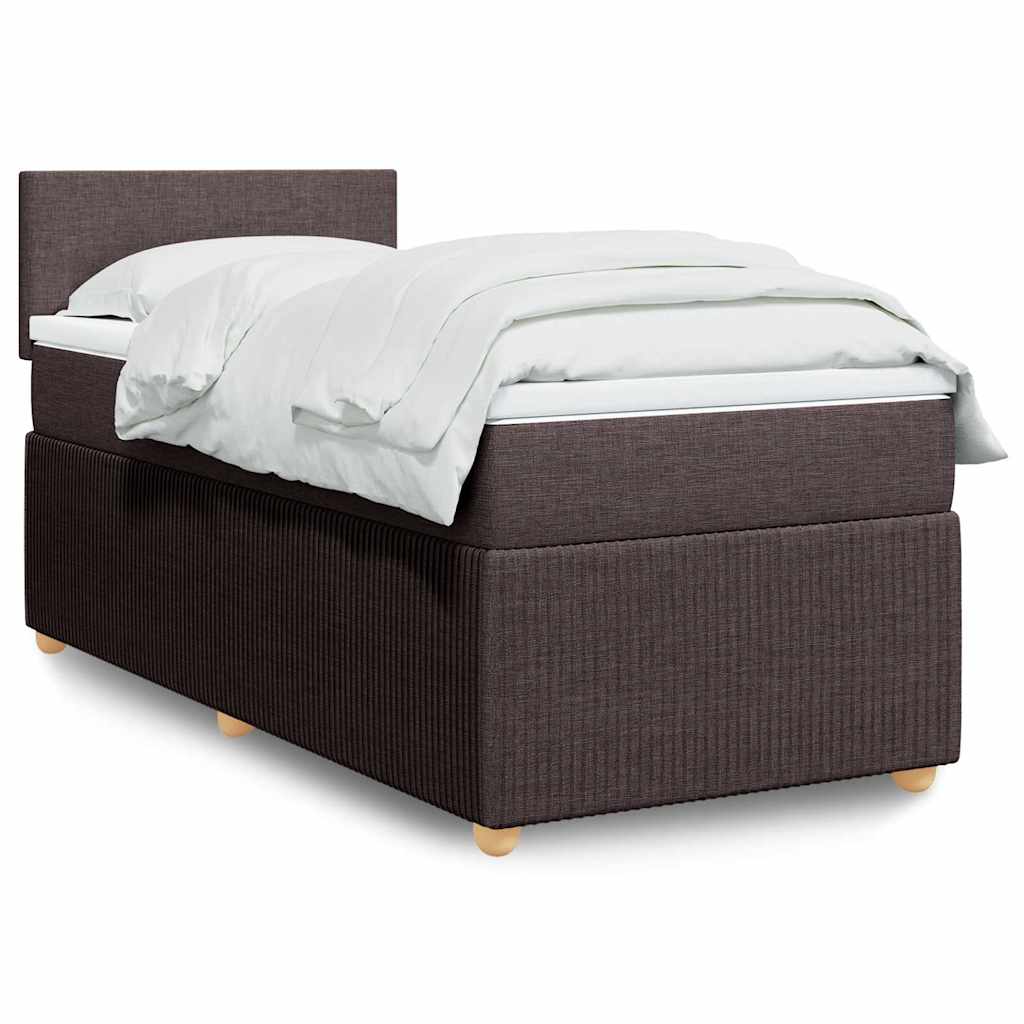 Lit Boxspring Avec Matelas Tissu