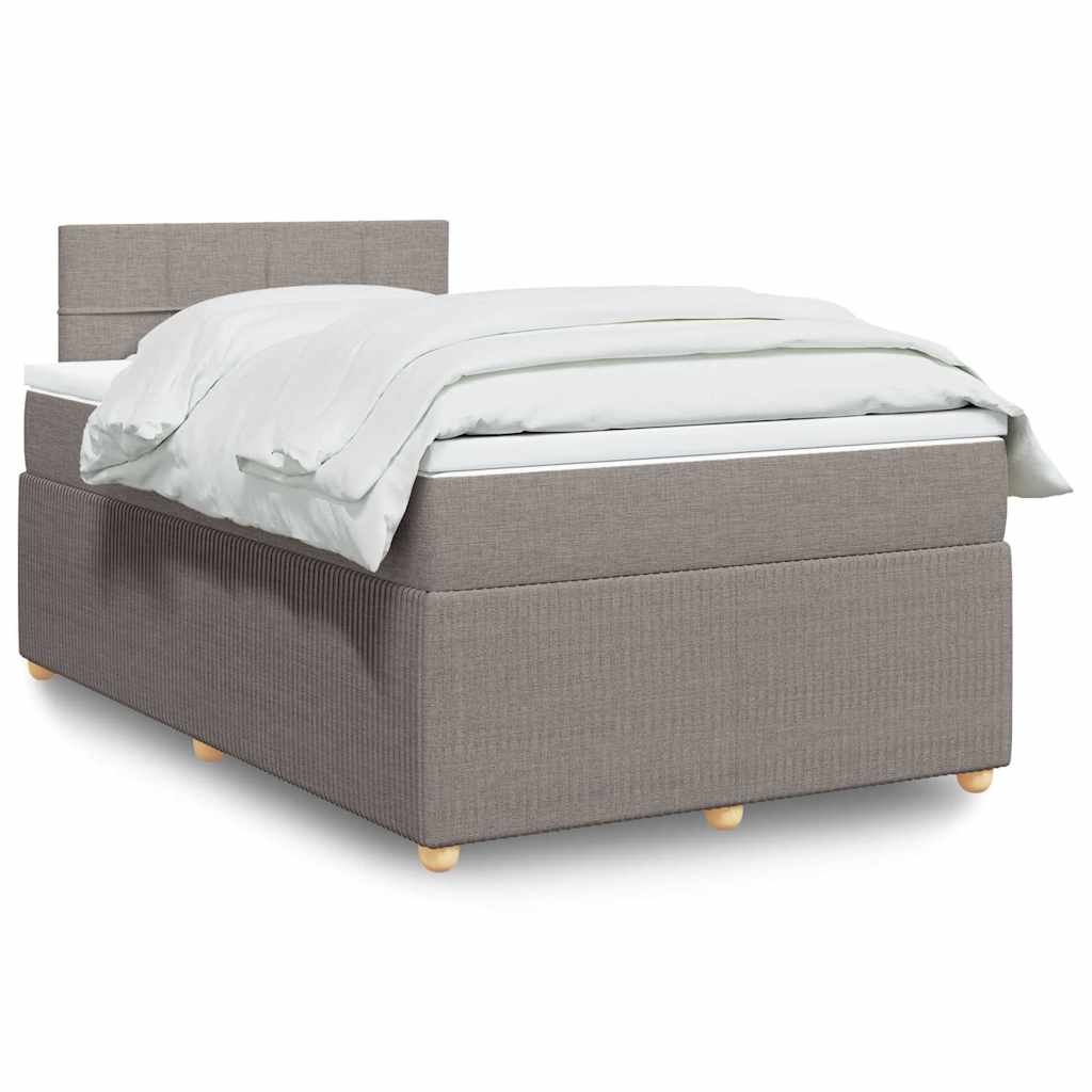 Lit Boxspring Avec Matelas Tissu