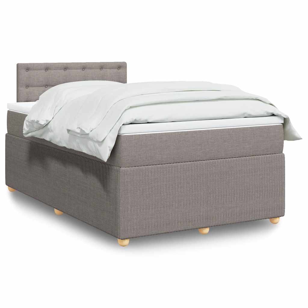 Lit Boxspring Avec Matelas Tissu