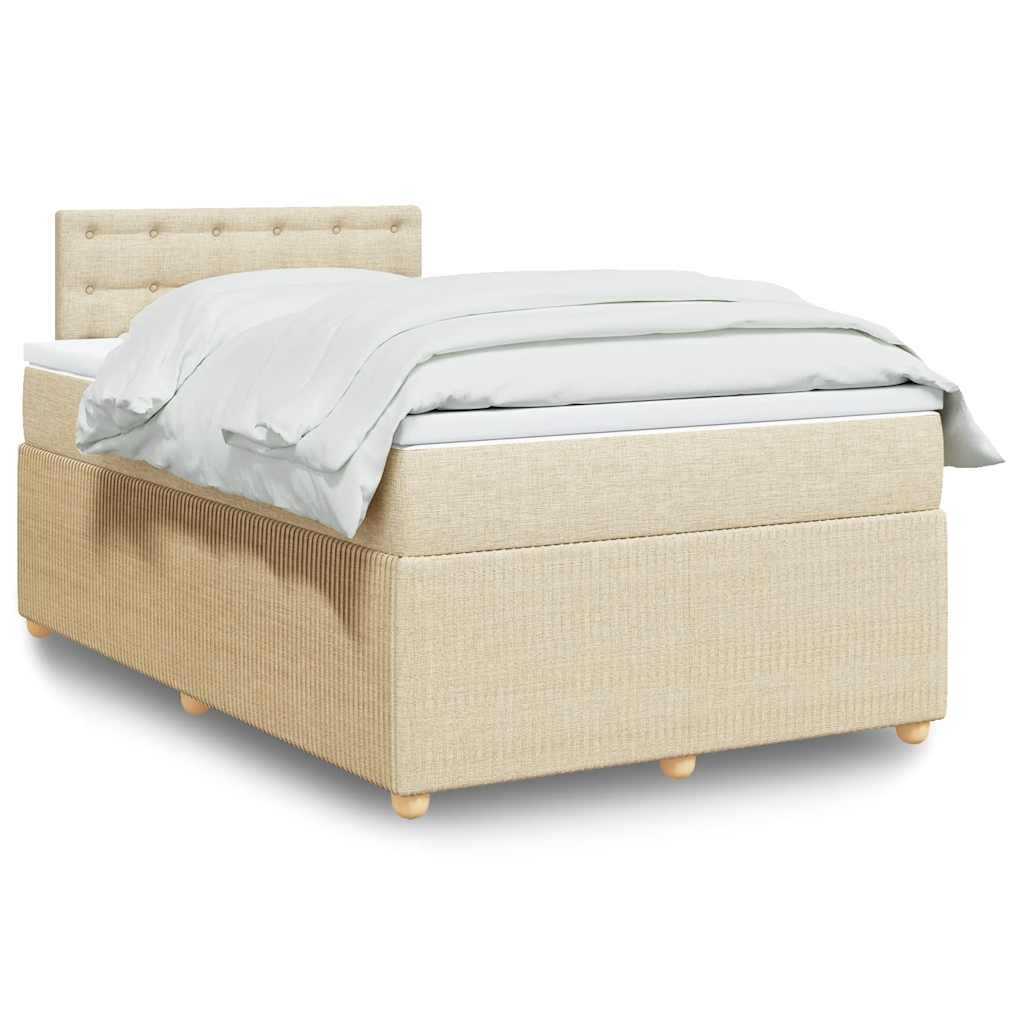 Lit Boxspring Avec Matelas Tissu