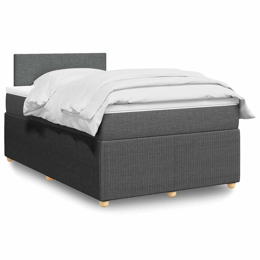 Lit Boxspring Avec Matelas Tissu
