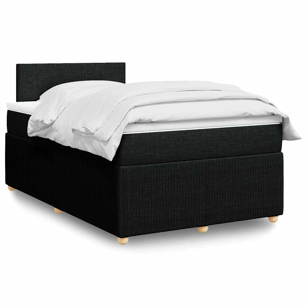 Sommier À Lattes De Lit Avec Matelas Tissu