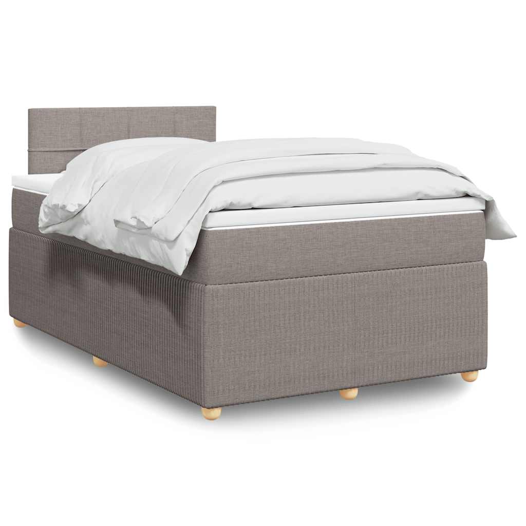Lit Boxspring Avec Matelas Tissu