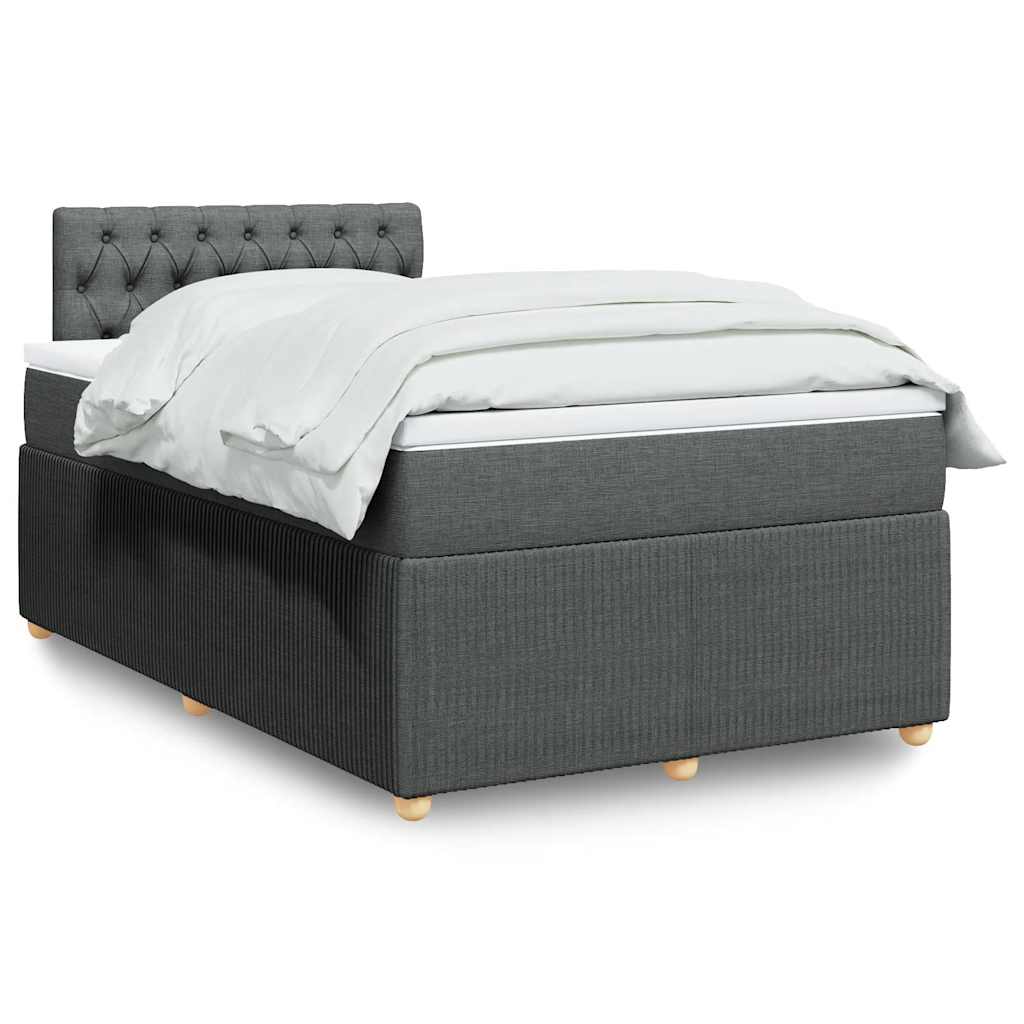 Sommier À Lattes De Lit Avec Matelas Tissu