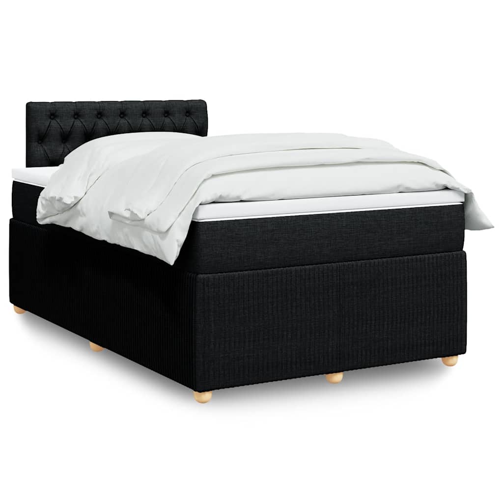 Sommier À Lattes De Lit Avec Matelas Tissu