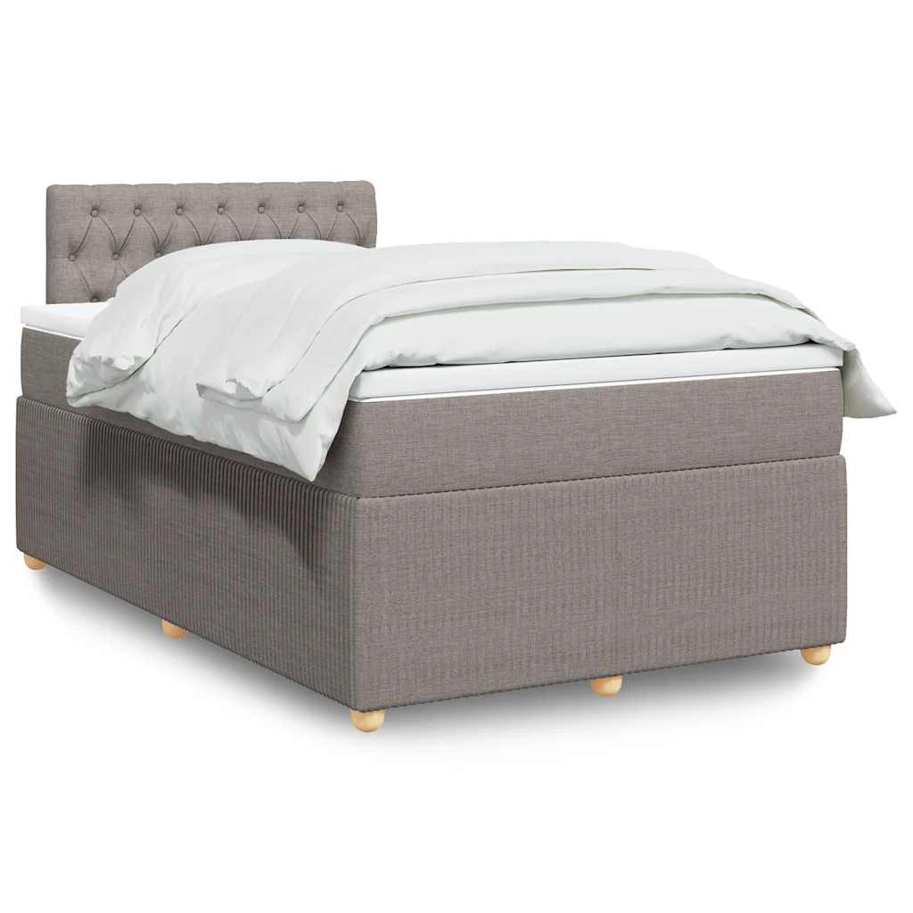 Lit Boxspring Avec Matelas Tissu