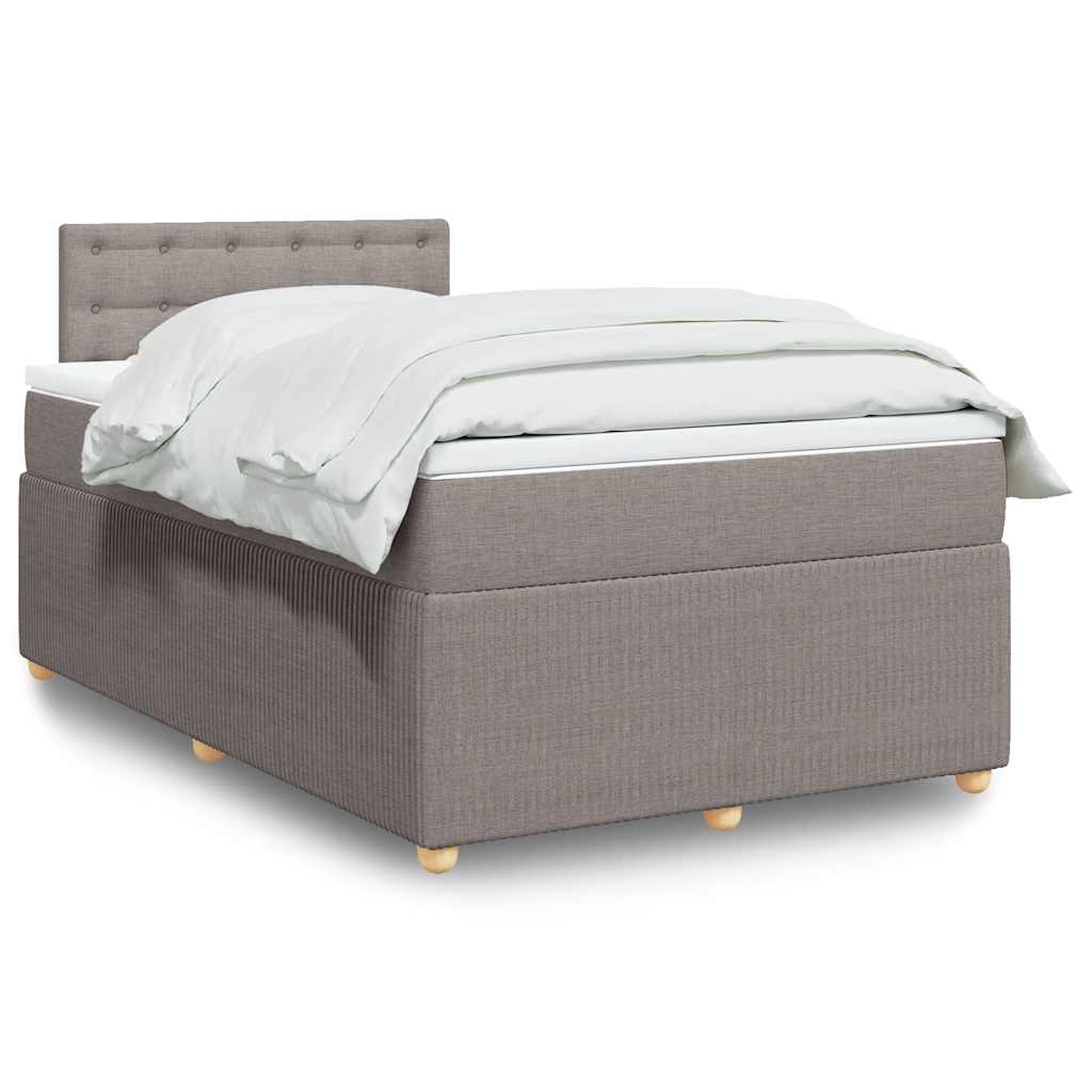 Lit Boxspring Avec Matelas Tissu