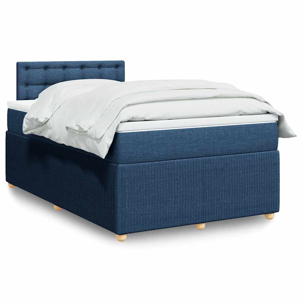 Lit Boxspring Avec Matelas Tissu
