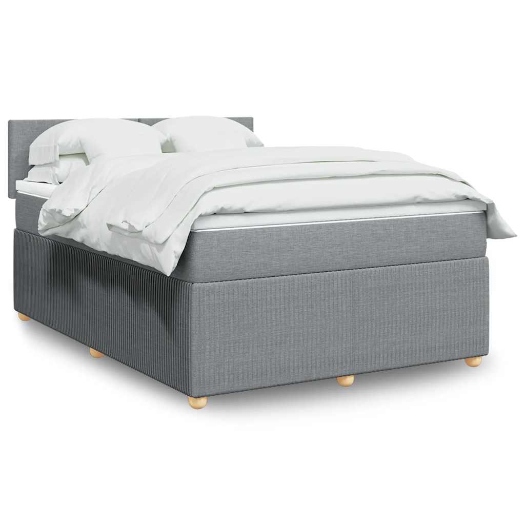 Sommier À Lattes De Lit Avec Matelas Tissu