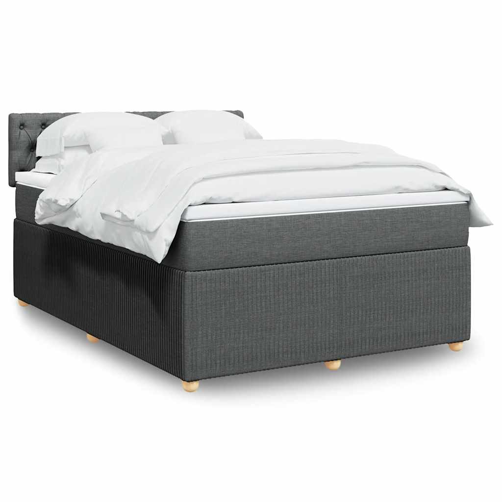 Sommier À Lattes De Lit Avec Matelas Tissu