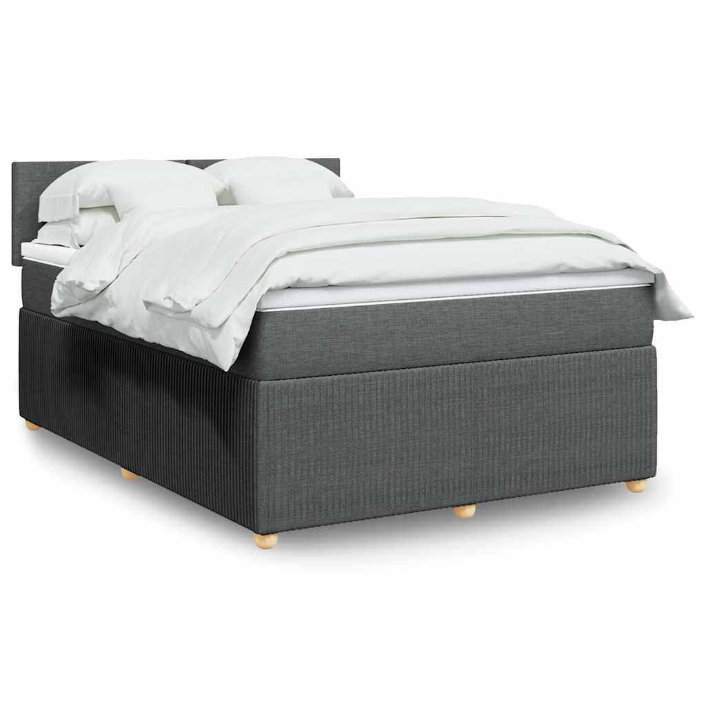 Sommier À Lattes De Lit Avec Matelas Tissu