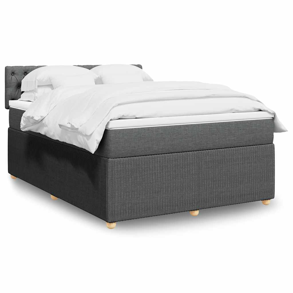 Sommier À Lattes De Lit Avec Matelas Tissu