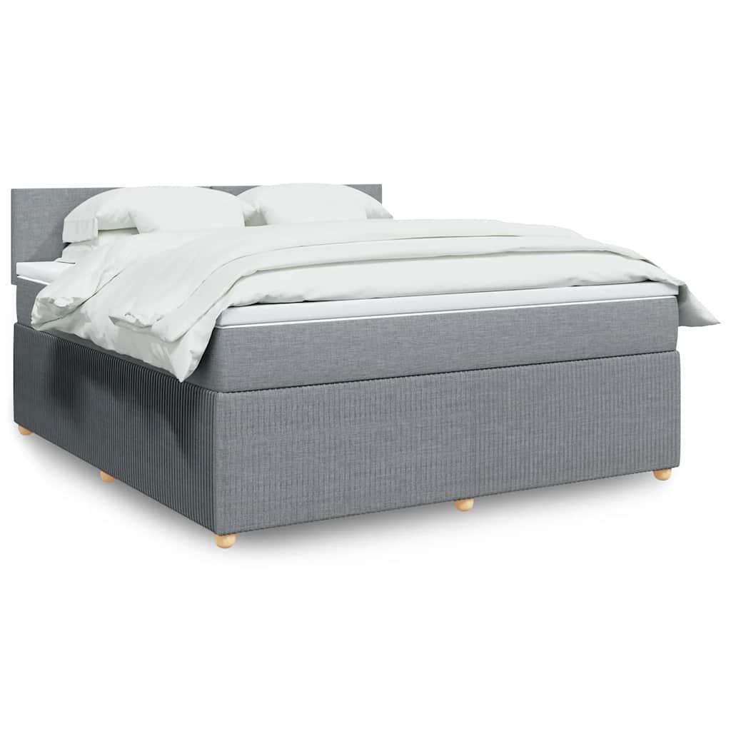 Sommier À Lattes De Lit Avec Matelas Tissu