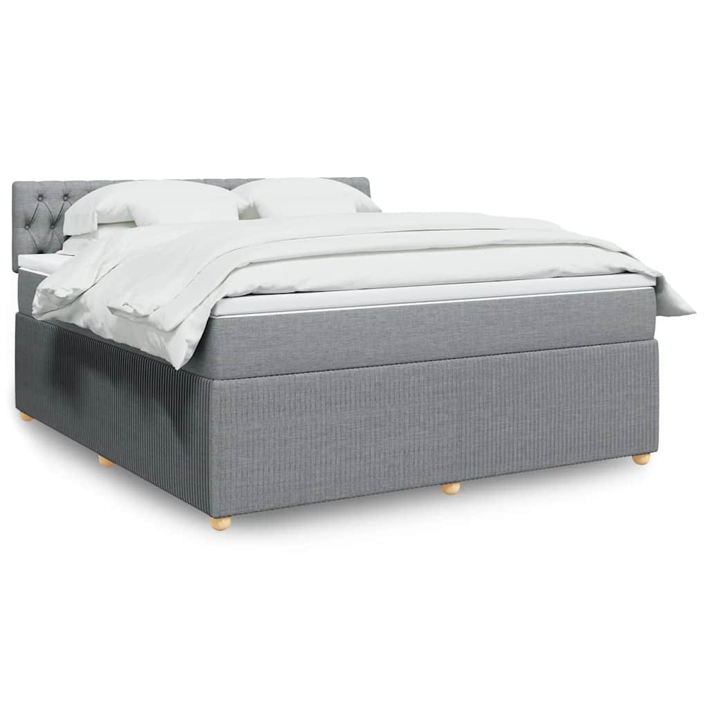 Sommier À Lattes De Lit Avec Matelas Tissu