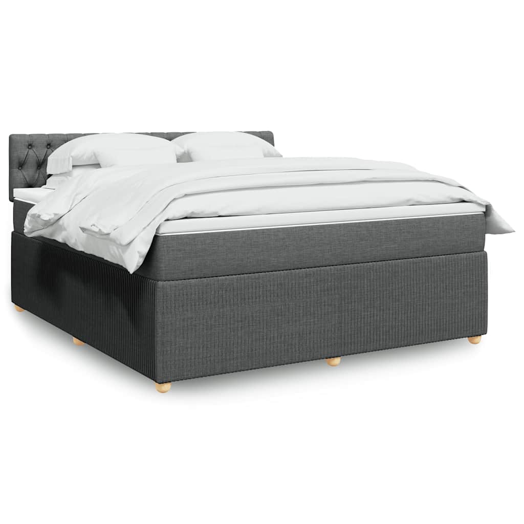 Sommier À Lattes De Lit Avec Matelas Tissu