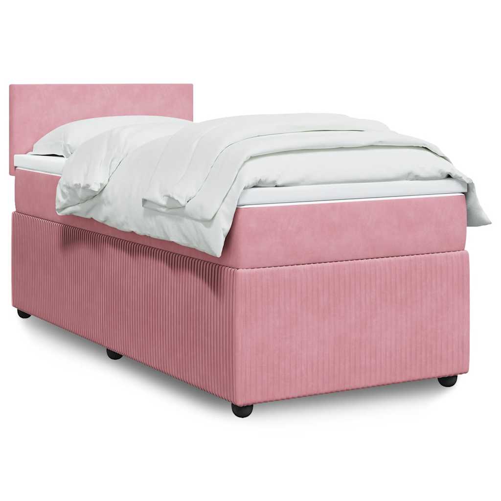 Lit Boxspring Avec Matelas Velours