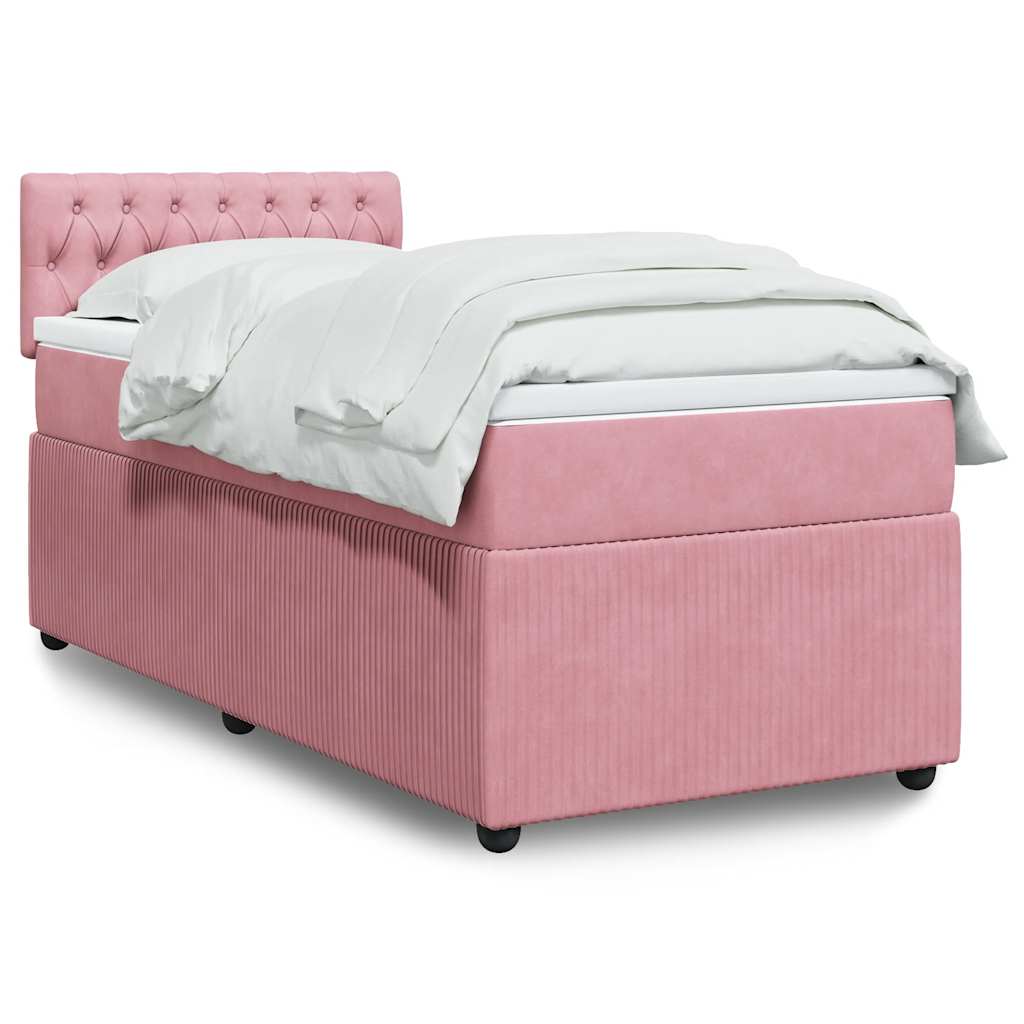 Lit Boxspring Avec Matelas Velours