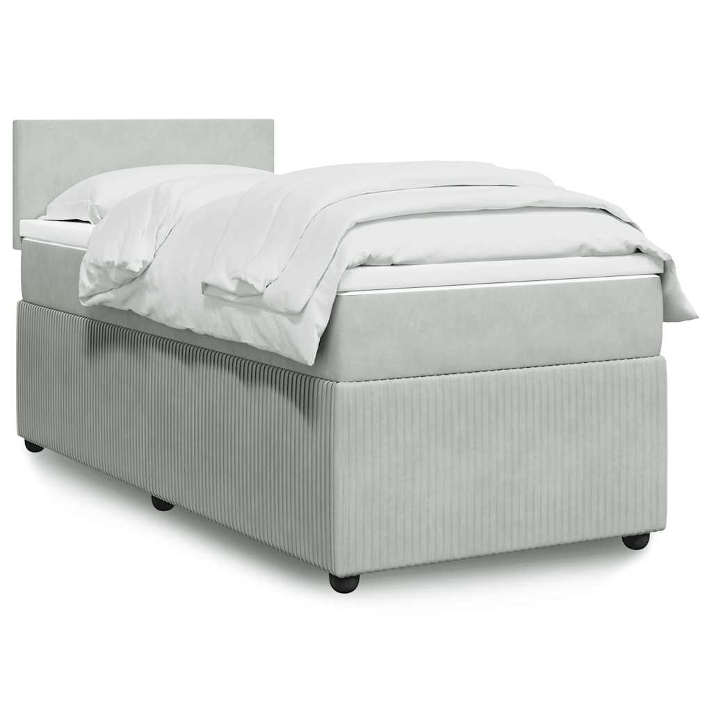 Lit Boxspring Avec Matelas Velours