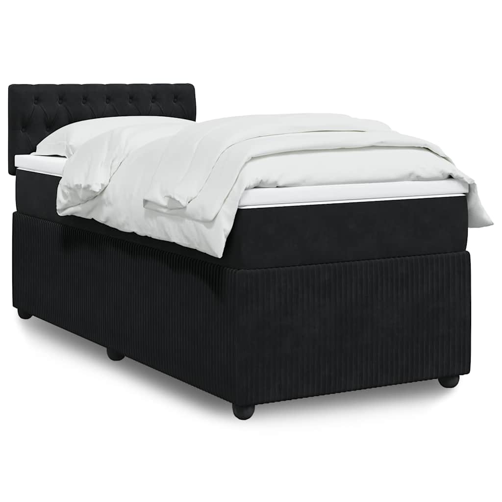 Lit Boxspring Avec Matelas Velours