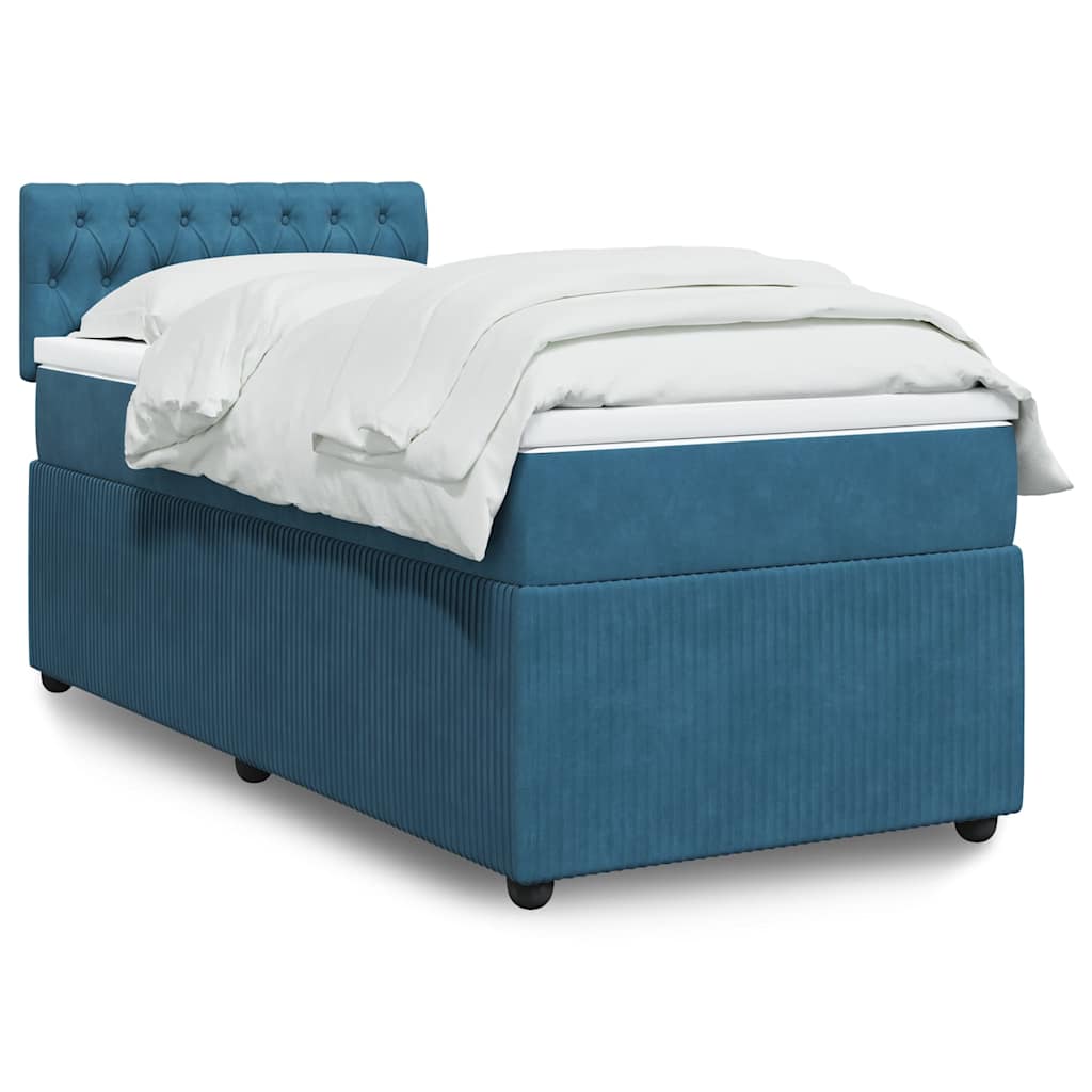 Lit Boxspring Avec Matelas Velours