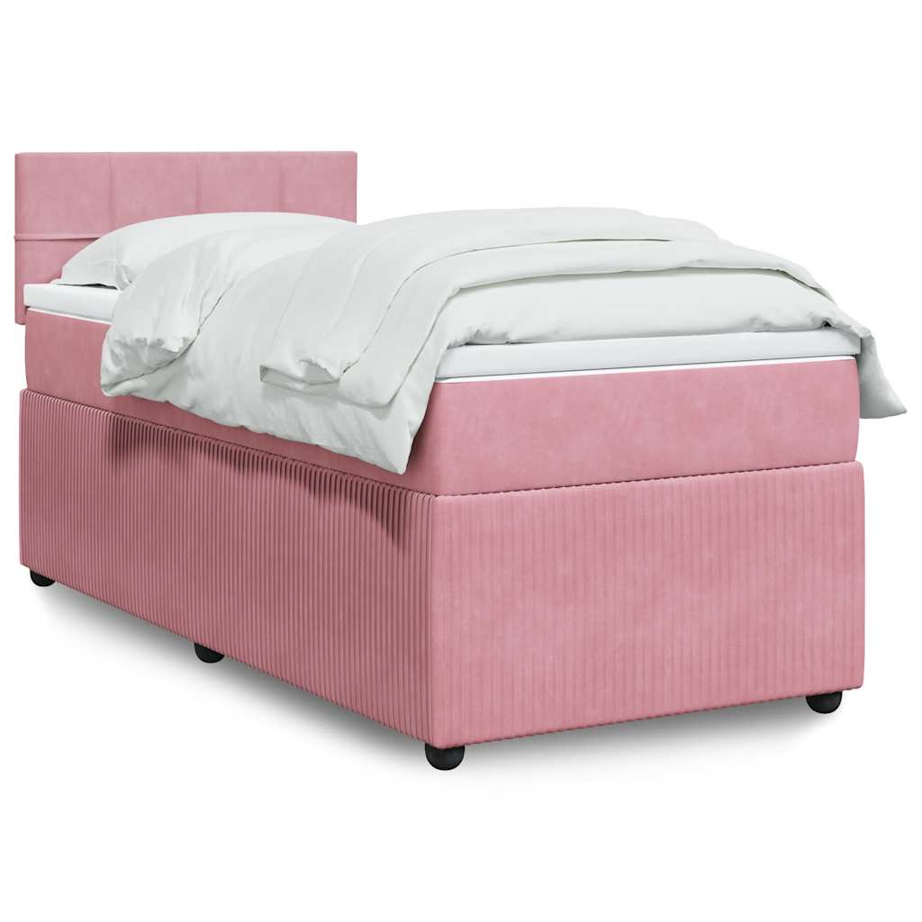 Lit Boxspring Avec Matelas Velours