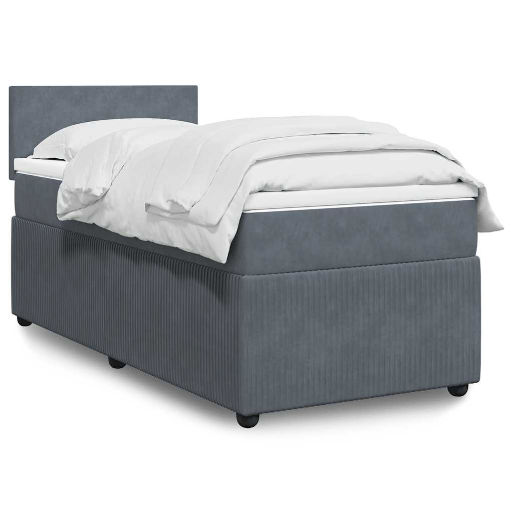 Lit Boxspring Avec Matelas Velours