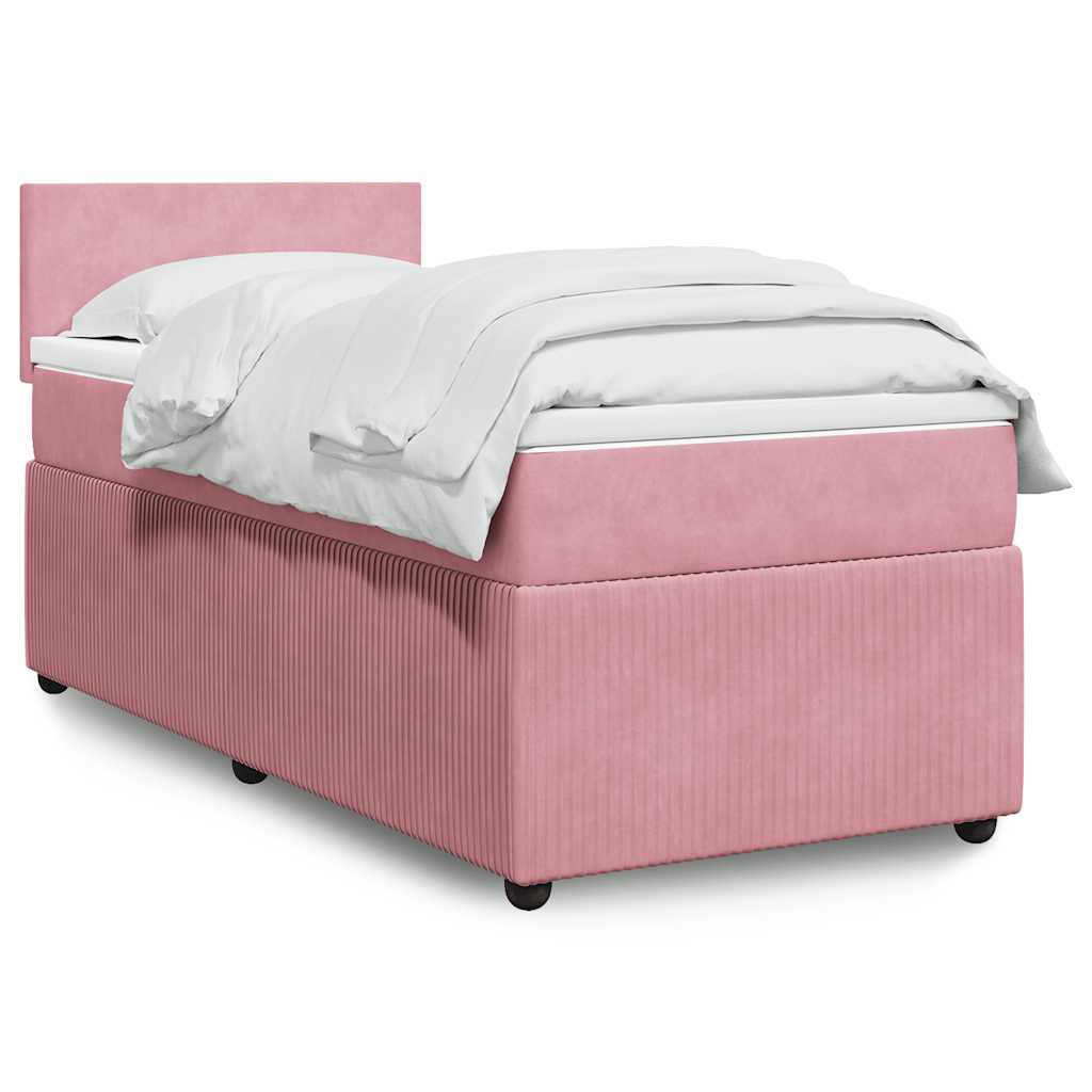 Lit Boxspring Avec Matelas Velours