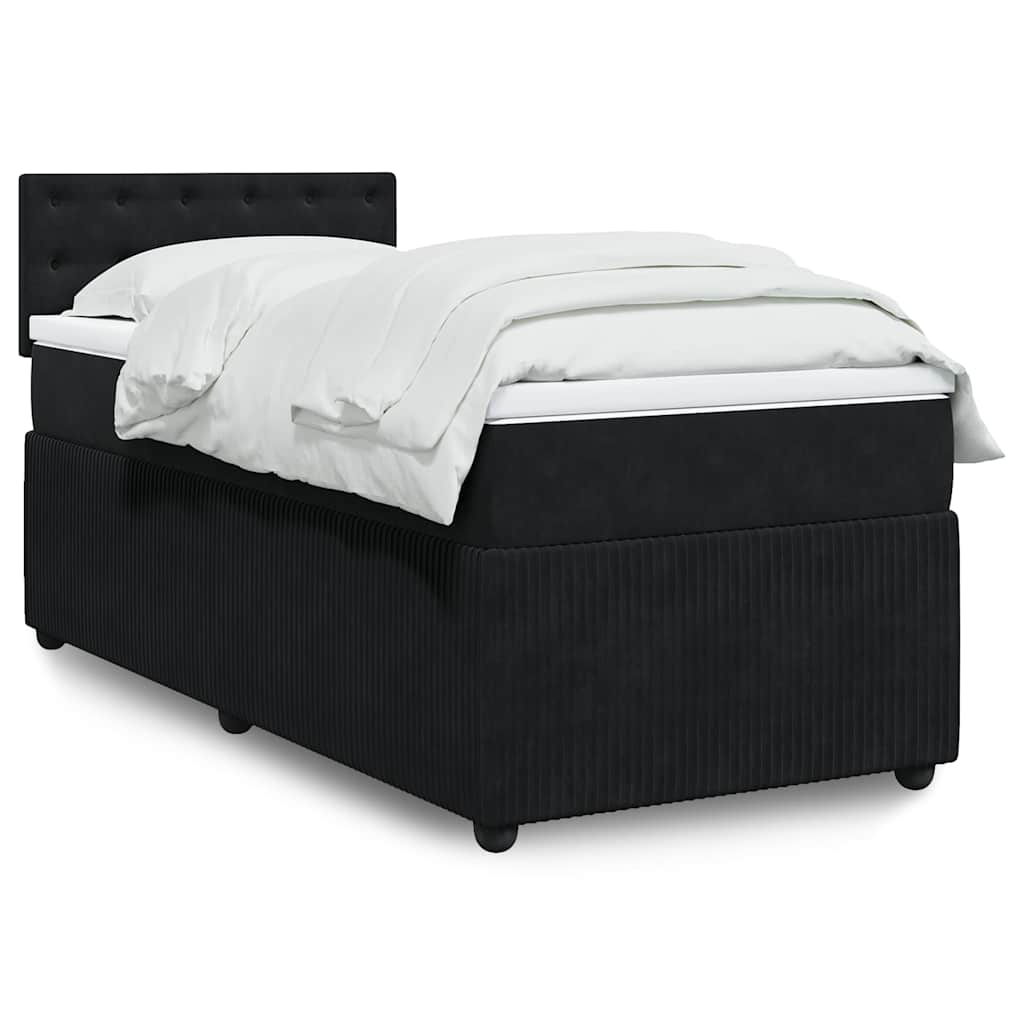 Lit Boxspring Avec Matelas Velours