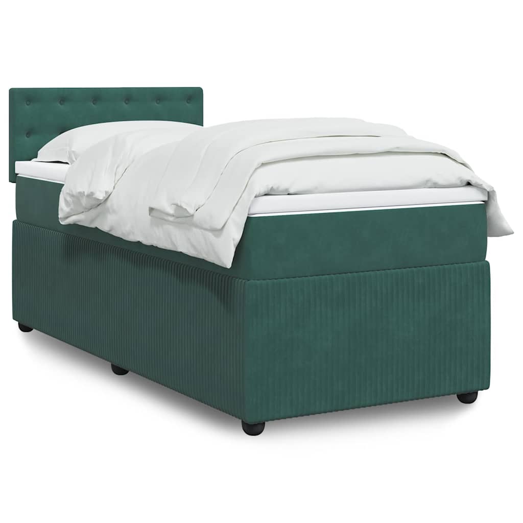 Lit Boxspring Avec Matelas Velours