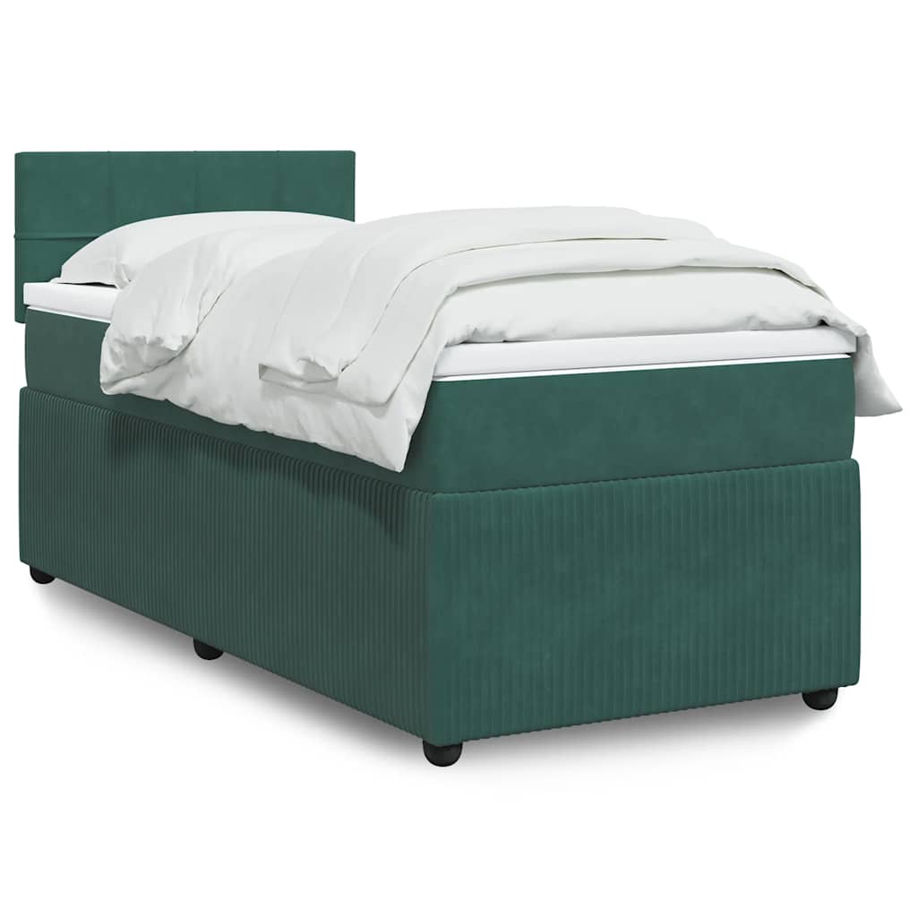 Lit Boxspring Avec Matelas Velours