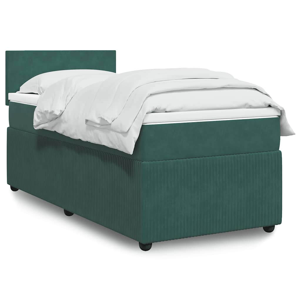 Lit Boxspring Avec Matelas Velours