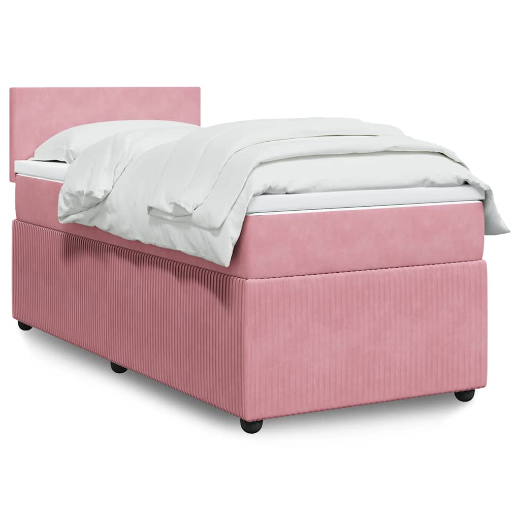 Lit Boxspring Avec Matelas Velours