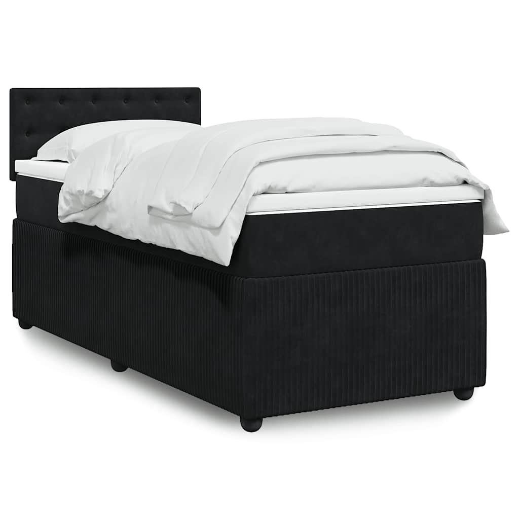 Lit Boxspring Avec Matelas Velours