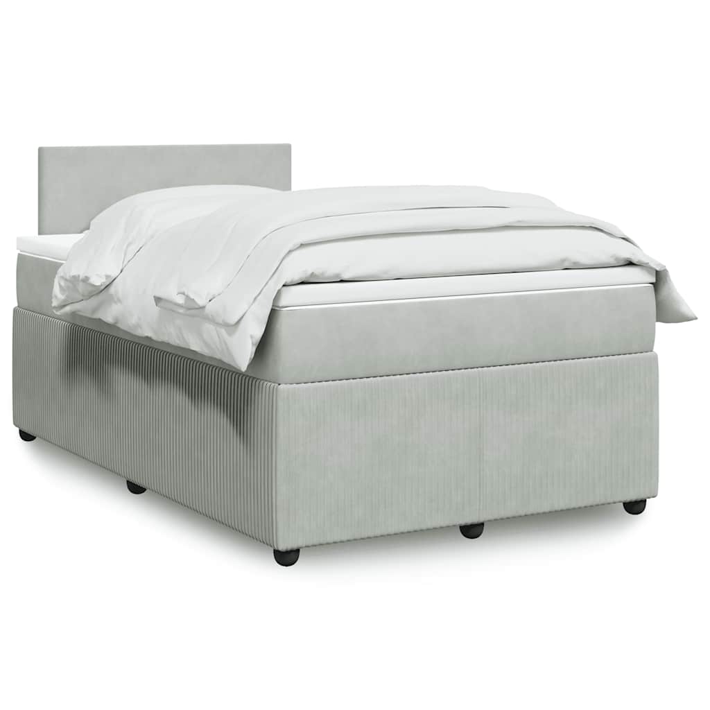 Lit Boxspring Avec Matelas Velours