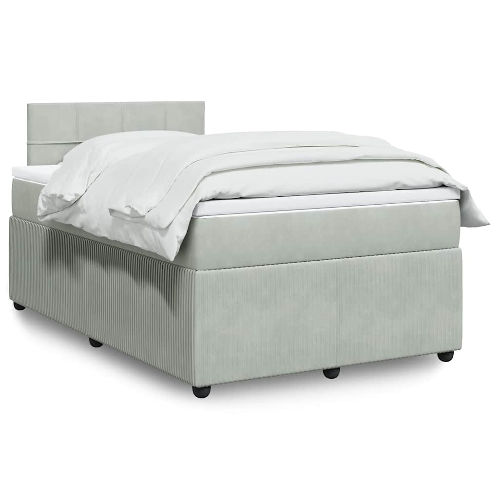 Lit Boxspring Avec Matelas Velours