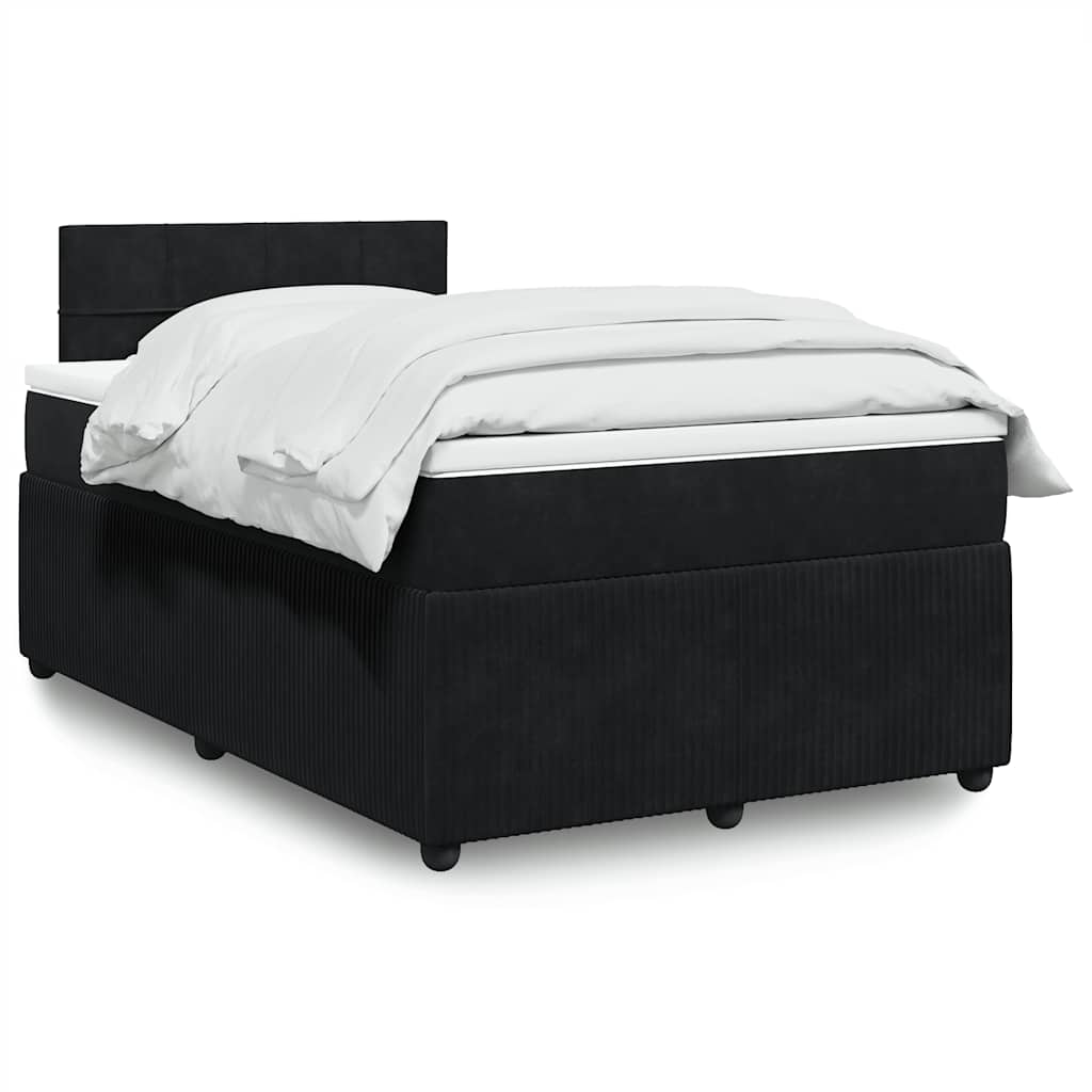 Lit Boxspring Avec Matelas Velours