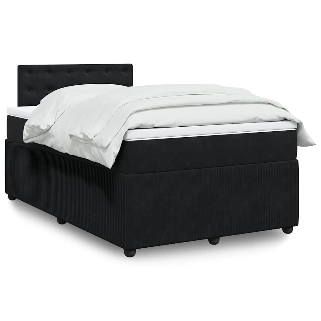 Lit Boxspring Avec Matelas Velours