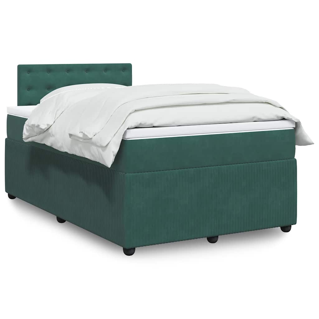 Lit Boxspring Avec Matelas Velours
